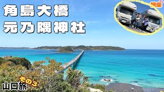 山口旅③角島大橋～元乃隅神社【キャンピングカーで柴犬と車中泊】