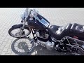 harley davidson softail custom fxstc 1994 black and fast