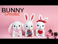 CROCHET BUNNY ❤️ How To Crochet 3in1 Amigurumi Bunny ❤️ Crochet Animals