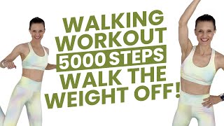 Indoor Walking Workout | 5000 Steps | Walk the weight off! (Pregnancy & Postpartum Safe)