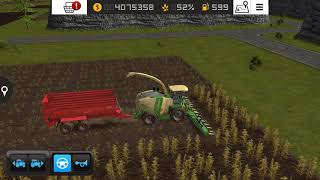 Silage with Krone Harvester - Fs16 Farming Simulator 16 Timelapse #77