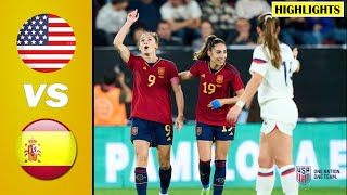 USA vs Spain | All Goals & Extended Highlights | October 11, 2022