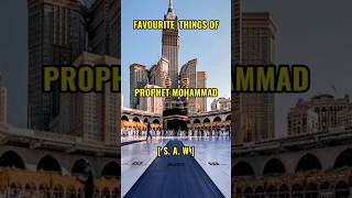 Favorite things of Prophet Muhammad [S.A.W.]❤😱😳 Part-1 ☪️  #islam #shortsvideo  #muhammadﷺ