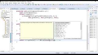 11 Java Swing Solitaire Waste Pile Mouse Clicked Event
