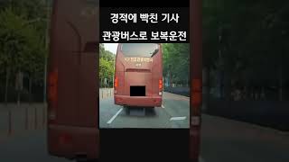 경적에 빡친 기사 관광버스로 보복운전