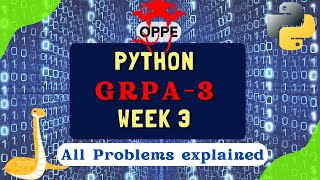 Python | Week-3 | GRPA-3 | Nested loops | All Problems