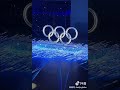 北京冬奧會奧運五環破冰而出張藝謀導演beijing winter olympics olympic rings break through the ice director zhang yimou