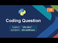 Coding Questions Python | Python Interview Preparation |  Interview Questions and Answers