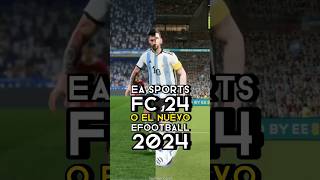 EA SPORTS FC 24 vs EFOOTBALL 24: ¿CUÁL TIENE MEJORES GRÁFICOS? (FIFA VS PES 🥹) #EAFC24