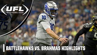 St. Louis Battlehawks vs. San Antonio Brahmas | UFL Highlights