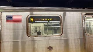 ⁴ᴷ⁶⁰ ᴴᴰᴿ NYC Subway: R142A ⑤ at 149 St-Grand Concourse