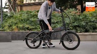 LAOTIE X FIIDO D4s Pro Folding Moped Bicycle丨Max 30km/h Speed - Banggood New Tech