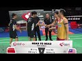 FANTASTIC! Aron/Woo Yik vs He Ji Ting/Ren Xiang Yu | Denmark Open badminton (Throwback)