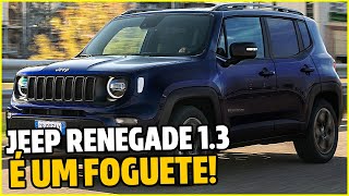 DESCOBRI TUDO: JEEP RENEGADE 1.3 TURBO é um FOGUETE, tem tração 4X4 e CÂMBIO de 9 MARCHAS