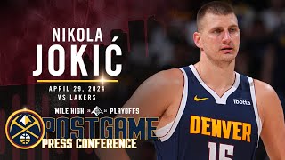 Nikola Jokić  Post Game Five Press Conference vs. Lakers 🎙