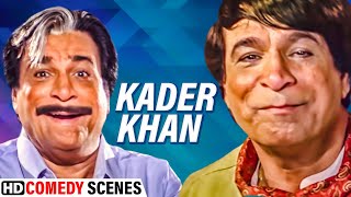 Best of Hindi Comedy Scenes | Back To Back Comedy Kader Khan - Aag - Dulhe Raja - Chhote Sarkar