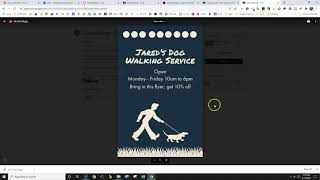 Dog Walking - Flyer