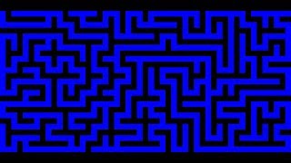 Depth First Search Maze Generation in python