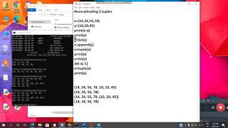 PYTHON:Concatinating 2 TUPLES/VL INFOTECH