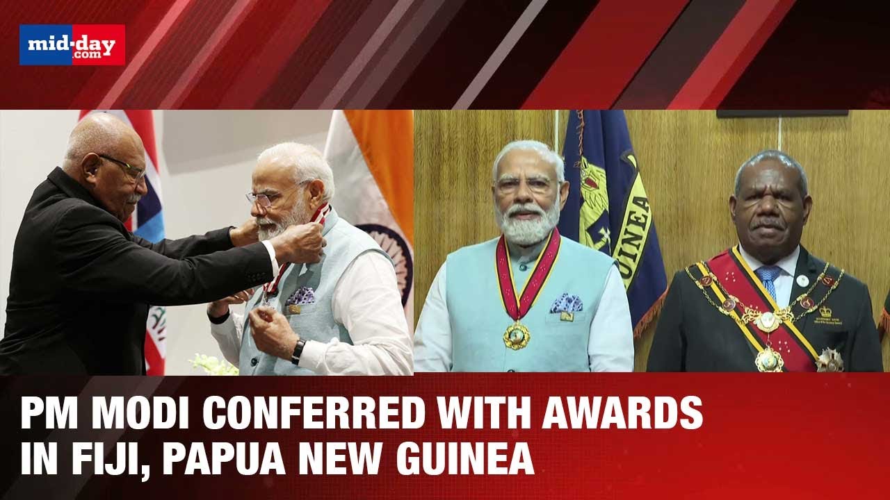 PM Modi Conferred With Awards In Fiji, Papua New Guinea; Says ‘This Is ...