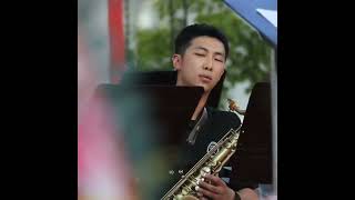 High-Quality video of namjoon playing the saxophone 🐨🎷💜