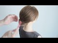 着物に似合う簡単ヘアアレンジ 大人女性にオススメ！上品なまとめ髪 ll elegant updo hairstyle for short to medium hair