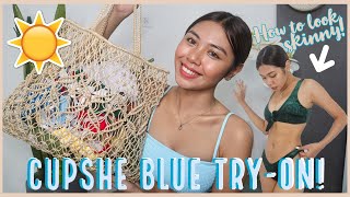 CUPSHE BLUE SWIMSUIT TRY-ON HAUL! SWIMSUIT TIPS PARA SA MGA SHORT GIRLS! by Lhianne Lauren