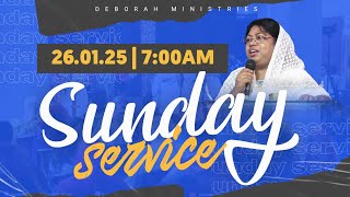 SUNDAY SERVICE || Jan 26th 2025 || Deborah ministries || Rev Mrudula Ramesh