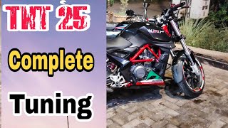 Benelli Tnt 25 Complete Tuning| Throttle body |Air Filter Cleaning