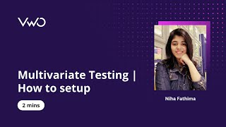 Multivariate Testing | How to setup