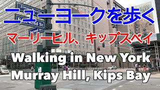 ニューヨークを歩く。マンハッタン。マーリーヒル、キップスベイ。２０２１年８月２７日撮影。Walking in New York. Manhattan. Murray Hill, Kips Bay.