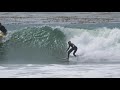 surfing perfect waves at pleasure point raw footage