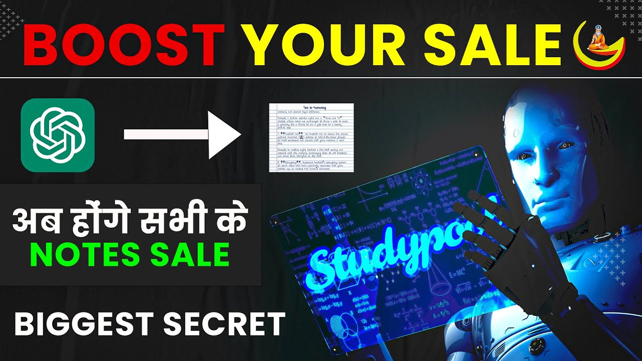 Chat Gpt Boost Your Sale On Studypool Get Unlimited Handwritten Notes