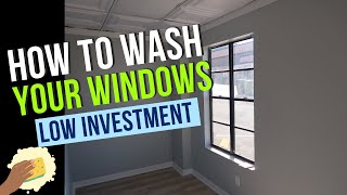 How to Wash Windows/Glass Doors Like a Pro!