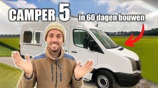 Bestelbus 5 GEKOCHT! Een VW Crafter ombouwen tot camper