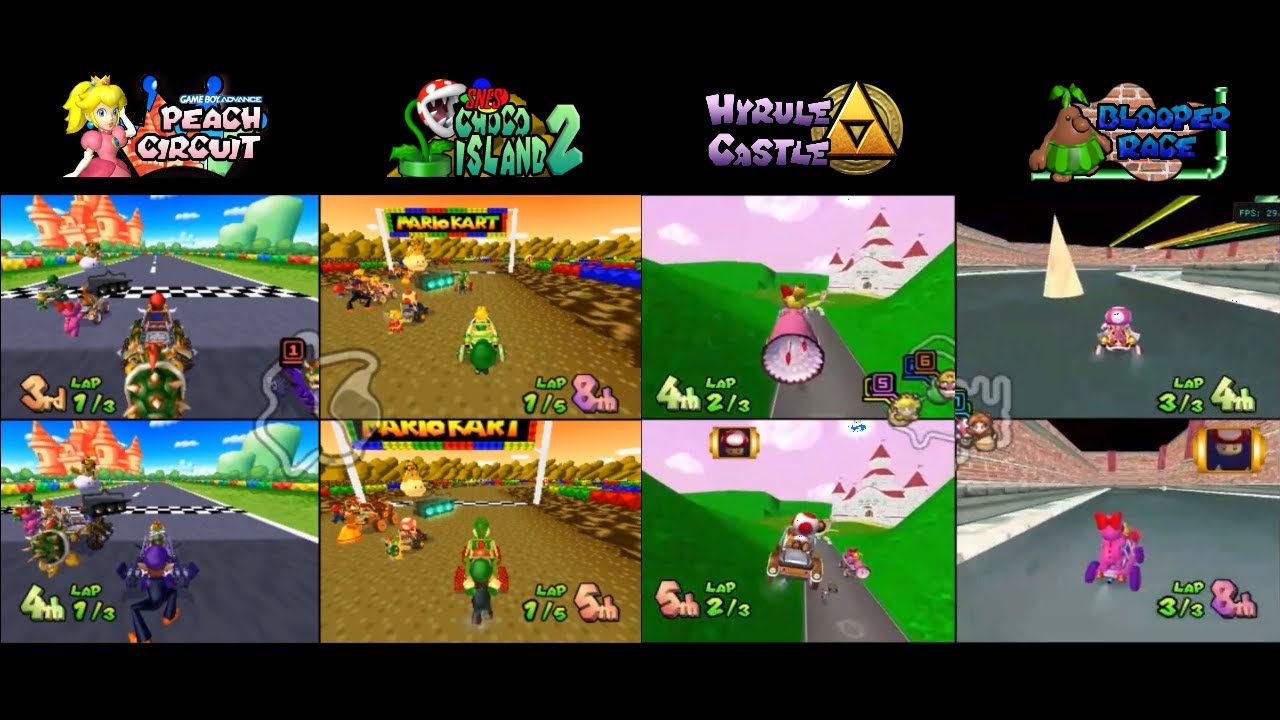 Mario Kart Double Dash With Custom Characters Tracks 60 Off
