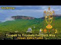 Tirupati to Tirumala Footpath way |Tirumala by Walk |Tirupati Alipiri footpath |3550 Steps| Tirupati