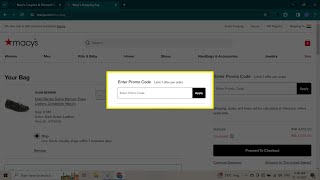 How to apply Macy’s coupon code