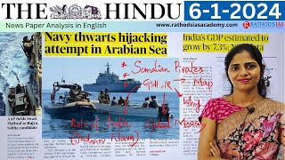 6-1-2024 | The Hindu Newspaper Analysis in English | #upsc #IAS #currentaffairs #editorialanalysis
