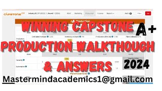 WINNING CAPSTONE PRODUCTION WALKTHROUGH \u0026 ANSWERS        [2025]