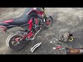 lifan kp mini 300 4v custom exhaust pt1