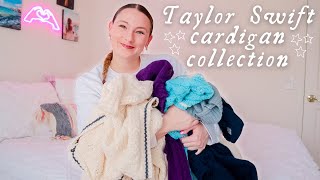 my entire Taylor Swift Cardigan Collection⭐️ AND how to wash \u0026 store your cardigans correctly