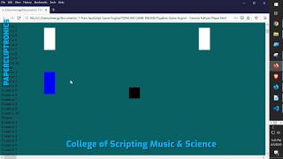 JavaScript CAMERA FOLLOWS PLAYER! Topalian Game Engine 003