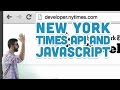 10.9: New York Times API and JavaScript - p5.js Tutorial