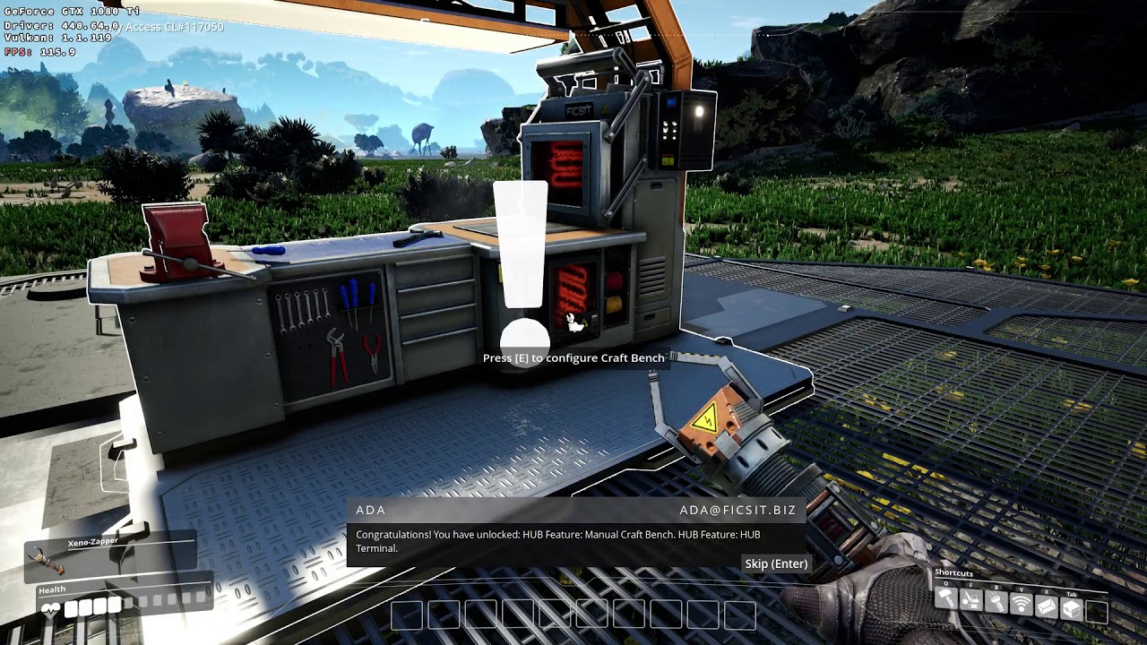 Satisfactory Linux Dxvk Wine Gameplay Youtube