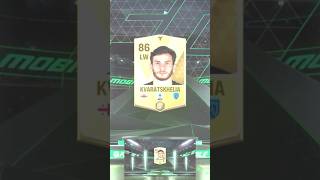 Toty Packs | Unpacked Kvaratskhelia LW 86 OVR FC Mobile