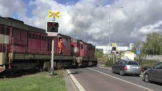 Železniční přejezd Mladá Boleslav město (vlečka) (CZ) - 27.9.2024 / Railroad crossing