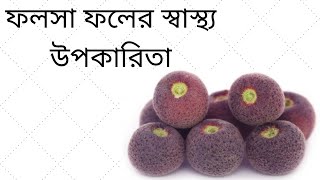 ফলসা ফলের স্বাস্থ্য উপকারিতা | ফলসার যত উপকার  |