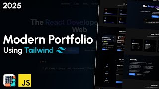 Create a Stunning Portfolio Using Tailwind in Just 2 Hours - No Talking