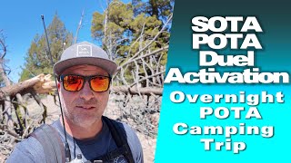 SOTA POTA Duel Activation Campout